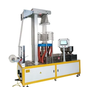 Three-Layer Co-Extrusion LDPE HDPE PE Film Blowing Machine Plastic Extruder Biodegradable Plastic Blown Film Extrusion Machine