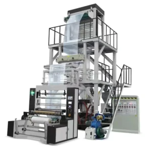 Three Layer Co Extrusion Plastic Film Bag Extruder Production Line Blown Film Machine