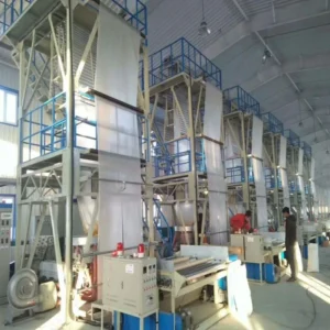 Three Layer Co extrusion Mulch Film Blowing Production Line Film Blowing Machine Plastic Extruder Blown Film Machine