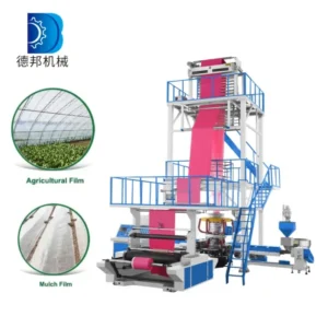 Three Layers Co-Extruding Rotary Die-Head Film Blowing Machine for Greenhouse Film Making