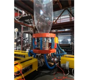 Three Layers Co extrusion Blow Film Machine with IBC System and Auto Roll Changer