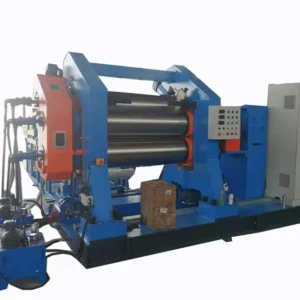 Three Roll Rubber Calender Machine 1500kN Load Capacity 3 Year Warranty