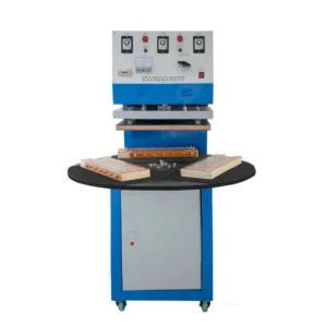Three Rotary Hot Press Under Heated Plastic Pet Paper Card PVC Heat Blister Sealing Machine Manual Blister Packaging Machine