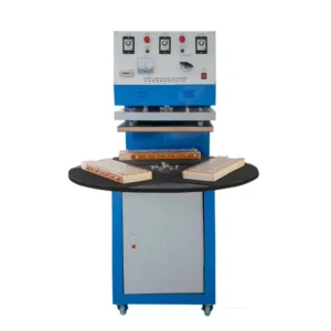 Three Rotary Hot Press Under Heated Plastic Pet Paper Card PVC Heat Blister Sealing Machine Manual Blister Packaging Machine