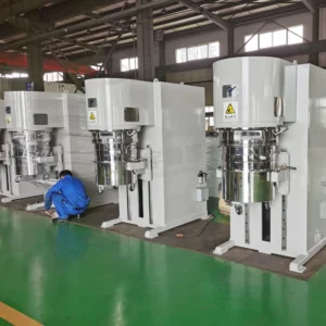 Three Shaft Planetary Vertical Kneader Triple Paddle Kneader Mixer for Silicone Rubber Sealant