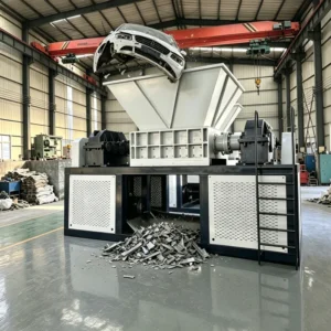 Tire Shredder and Metal Separator Machine for Car Truck Tyre Rubber Powder Granule Steel Wire Recycling Production