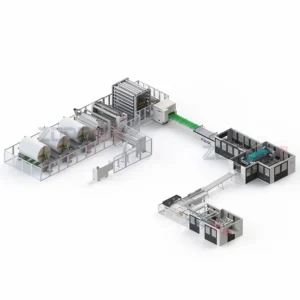 Tissue Toilet Paper Making Machine Production Line Roll Toilet Paper Bundled Packaging Machine