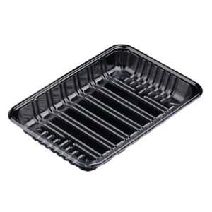 Transparent Disposable PET Blister Packaging Tray for Supermarket Fruit Vegetable Meat Food