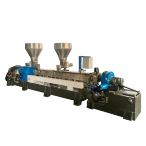 Triple Screw 380V PET Plastic Pelletizing Recycling Machine Granulator with PET Washing Recycling Line