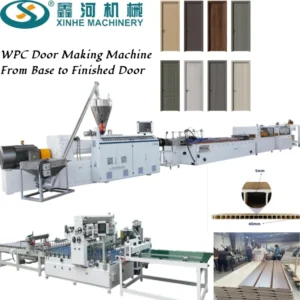 Turnkey Project PVC WPC Door Board Profiles Jamb Covers Automatic Twin Screw High Productivity Digital Control for Plates Pipes