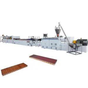 Turnkey Project Plastic PVC WPC Door & Door Frame Cover Making Machine Twin Screw Extrusion for Filament Wire Plates Production