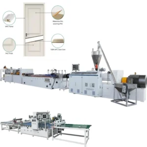 Twin Screw Automatic High Productivity PVC UPVC CPVC WPC Door Board Frame Cover Extruder 500-600kg/h Direct From Manufacturer