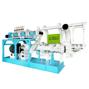 Twin Screw Barrel Feed Pellet Machine 1 2 Ton Hour for Fish Feed Plant Customizable Machinery
