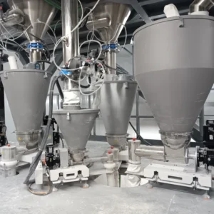 Twin Screw Dosing Metering Feeder for Power Plastic Pellets Micro Particles