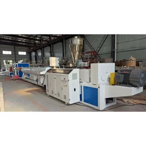 Twin Screw Extruder Automatic High Productivity UPVC CPVC Pipe Manufacturing Plant Motor Bearing Gearbox for Profile Bar