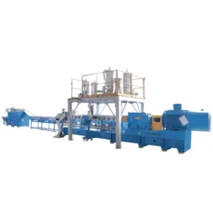 Twin Screw Extruder Engineering Plastic Compounding Granule Pelletizing Production Line