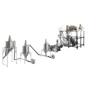 Twin Screw Extruder Granulating Wpc Wood Plastic Pelletizing Machine Granulator Plastic Line PLC