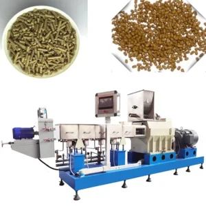 Twin Screw Extruder for Floating Fish Feed Pellet Machine