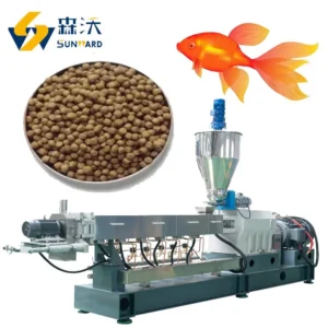 Twin Screw Extruder for Sinking & Floating Fish Feed Processing Line Hamster Feed Pellet Making Machine Supplier