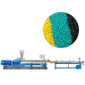 Twin Screw Extruder with Strand Pelletizer Plastic Pellet Production Line for PP PE PS Plastics