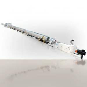 Twin Screw HDPE LDPE PE PP Pipe Production Line with Bearing & Motor Molds Calibrators and Long Service Life