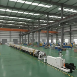 Twin Screw HDPE LDPE Pipe Extrusion Machine with Gearbox Engine Bearing & Motor for Manufacturing Plant Use