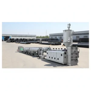 Twin Screw HDPE PP LDPE Pipe Production Line for Manufacturing Plant Customizable Dimensions PLC Control Long Service
