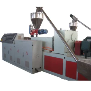 Twin Screw Plastic PVC WPC Composite Crust Foam Board Equipment Waterproof Building Material Production Extruder