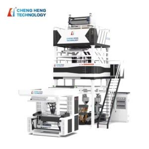 Two Layers Blown Film Machine Wear resistant AB ABA 2 Layers Co extrusion Film Blowing Machine