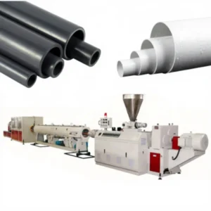 UPVC Conduit Pipe Making Machine CPVC Hose Extruder Production PVC Output Dual Four Pipe Extrusion Making Machinery