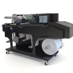UV Color Roll to Roll Sticker Label Printer Machine Automatic Printing Lamination Die Cutting Waste Removal Slitting Rewinding