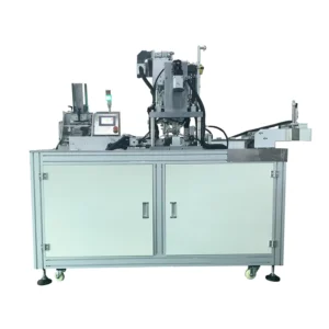 Ultrasonic Semi Automatic Face Mask Earloop Welding Machine Include Feeder System 98 99% Qualification Rate