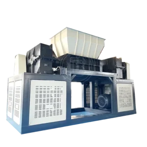 Universal Dual Shaft Shredder for Waste Tires Rubber Metal Aluminum Foam Fabric and Mixed Plastics
