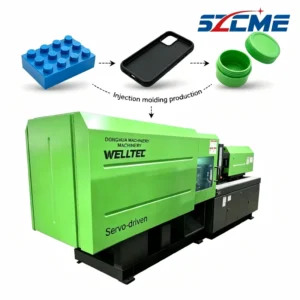 Used 130SE Il Hydraulic Horizontal Injection Molding Machine 130 Ton Plastic Injector with PLC and Motor