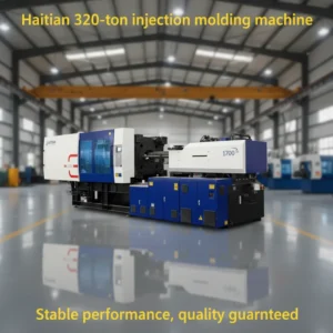 Used 320-Ton Electric Servo Driven Horizontal Injection Molding Machine More 50,000 Hours Plastic Bearing 9g/s Injection