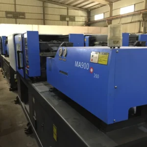 Used Energy Saving MA900 90ton Compact Horizontal Hydraulic Injection Molding Machine PLC Motor 36mm Screw