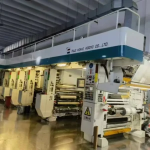 Used High Speed 8 Colors Register Rotogravure Printing Machine For Plastic Film Printing