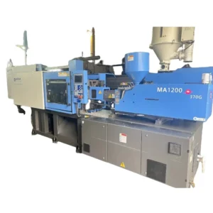 Used Hydraulic Horizontal Mini Injection Molding Machine MA1200/370 with Motor for Plastic Products
