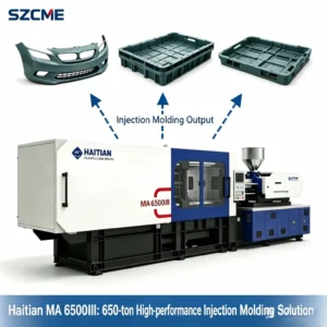 Used MAIII 650T Horizontal Hydraulic Injection Molding Machine with PLC for Home Appliance Shells Industrial Components
