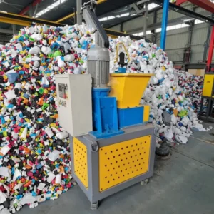 Used PP HDPE LLDPE Film Scrap PVC Pipe PET Bottle ABS Car Shredding Crushing Machine Plastic Lump Shredder