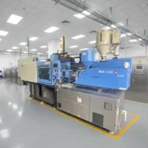 Used Precision Haitian MA1200 120 Ton Hydraulic Horizontal PLC & Motor Plastic Injection Molding Machine