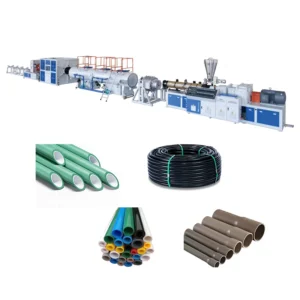 Used Second Hand Plastic Ppr Flexible Corrugated Single Wall Corrugated Pipe Extruder Making Machine