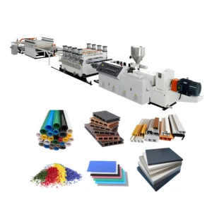 Used Second Hand Twin Screw Plastic PLA HDPE PVC Extruder Production Line Making Machine Machinery