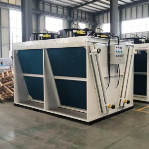 V Type Plate Shape Water Saving Dry Cooler Heat Exchanger Direct Cooling Air Duct Hybrid Surface Cooler