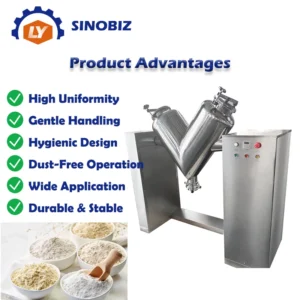 V Type Powder Mixer V Blender Dry Powder Mixing Machine