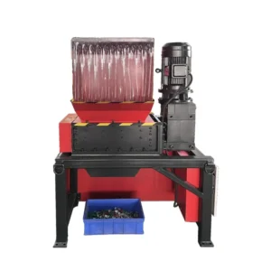 VANEST Heavy Duty Double Shaft Shredder Industrial Scrap Metal Plastic Waste Recycling Crusher CE Certified