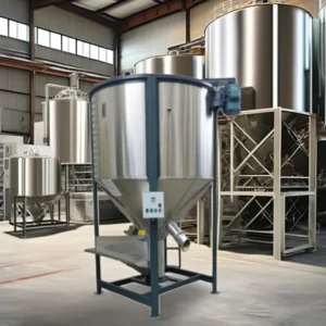 Vertical 0.5T 1T 2T 3T 5T Plastic Mixer Industrial Stainless Steel Mixing Machine