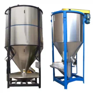 Vertical Mixer Dryer Mixing Tank Machine 500L Capacity for Agricultural Fertilizer Plastic Processing