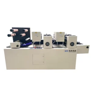 WFHT HT360-2 Adhesive Tape Production Printing Machine UV Ink Letterpress Technology Stack Structure Semi Automatic 2 Color
