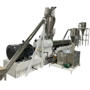WPC Pellet PE Granules Wood Plastic Composite Pellet Extrusion Making Machine Pelletizing Line